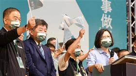 蔡英文、陳時中（圖／翻攝自蔡英文臉書）