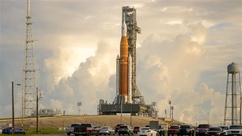 NASA登月火箭燃料外洩　試射中止