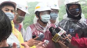 侯友宜視察新北市軒嵐諾颱風三鶯大橋改建工程防汛整備工作