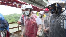 侯友宜視察新北市軒嵐諾颱風三鶯大橋改建工程防汛整備工作
