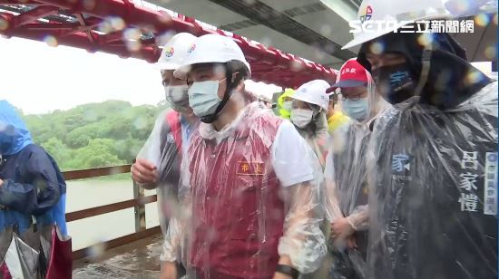 三鶯大橋改建遇颱風　侯友宜曝水位值