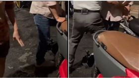 嘔吐男發酒瘋，他爸到場處理還大聲。（圖／翻攝臉書社團《爆料公社》）