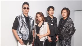 小男孩樂團，由左到右團長兼吉他手昌哥、主唱米非、吉他手漢斯、鼓手阿中。/滾石音樂提供