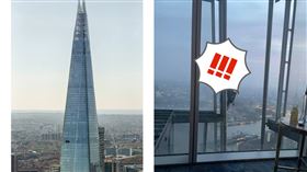 住40樓飯店驚見⋯男子在窗外揮手