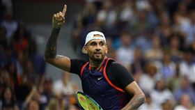 ▲基爾喬斯擊退衛冕冠軍梅迪維夫，生涯首闖美網8強。（圖／翻攝自US Open Tennis推特）