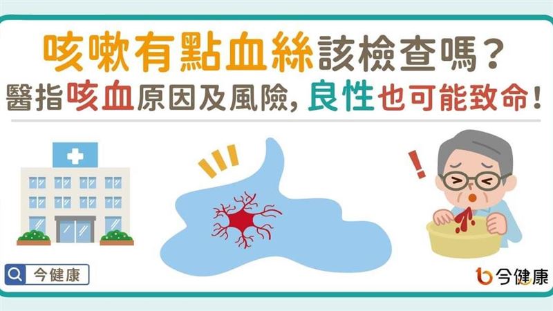咳嗽有血絲該檢查？醫指常見原因風險