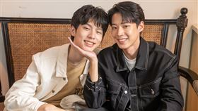 ▲（左起）沈駿、李振浩、黃信赫與徐碩廷出席《About Youth》媒體茶敘。(圖／大慕可可、bilibili提供)
