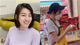 中秋節前夕，米可白回鹿港老家餅店幫忙。（圖／翻攝　米可白臉書）