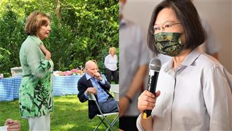 獨／私人聚會談台灣　裴洛西讚蔡英文