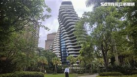 陶朱隱園,旋轉豪宅,瀑布。（圖／記者陳韋帆攝影）