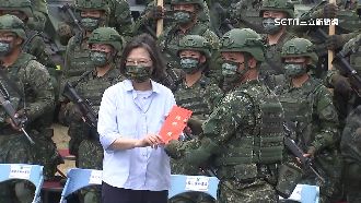 捍衛台海安全　蔡英文赴花蓮慰勞官兵