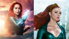 「龍后」艾蜜莉亞克拉克的名字赫然出現在《水行俠2》演員名單中。（圖／翻攝自IMDb網站）