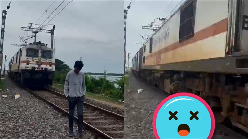 17歲男鐵軌旁拍片　火車猛撞畫面曝