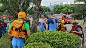 新／台中公園1女溺斃　身軀腫脹變形(圖/翻攝畫面)