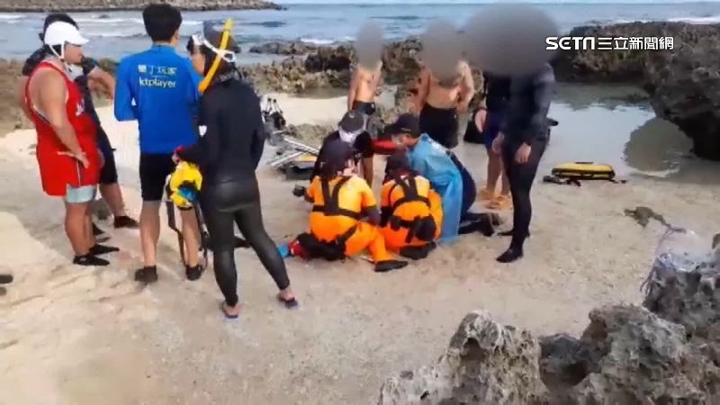 男女溺斃　當地教練：上下岸避開浪區