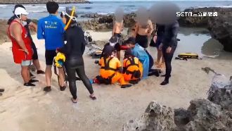 男女溺斃　當地教練：上下岸避開浪區