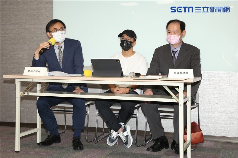 林義傑出席聲明記者會，駁檢方起訴釣魚抓盜版。（圖／記者楊澍攝影）