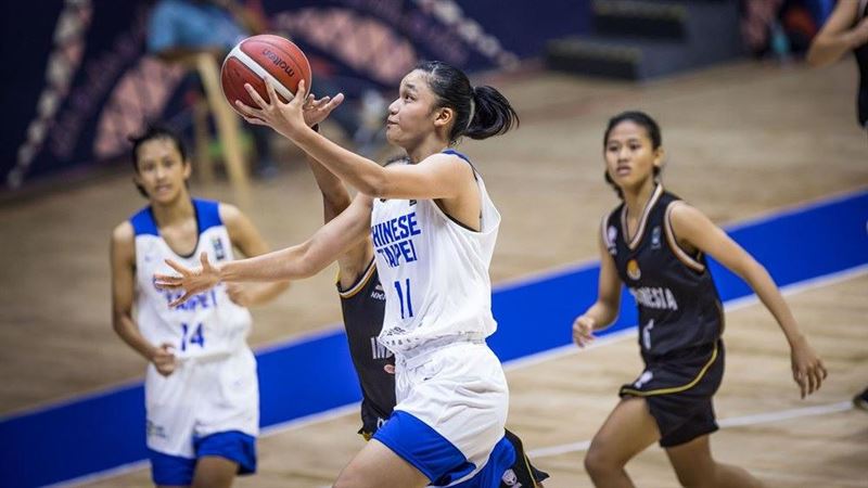 台灣U18女籃輕取印尼　晉級6強