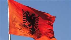 阿爾巴尼亞國旗。（圖／翻攝自pixabay）