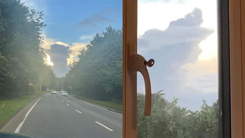 英國天空現神秘雲朵　網驚呼：是女王