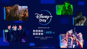 Disney+推出期限訂閱優惠方案歡慶Disney+ Day。（圖／Disney+提供）