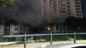 基隆市，七堵，火警，港務局廢棄宿舍，