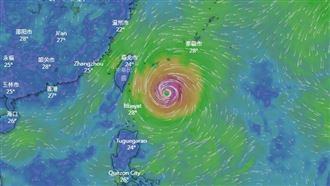 「梅花」外圍甩水　暴風圈不排除觸陸