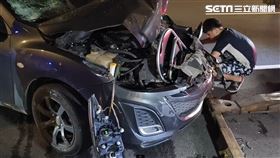 摺凳,台北市,內湖,行車糾紛,十大武器之首（圖／翻攝畫面）