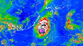 莫柏。（圖／翻攝自中央氣象局）