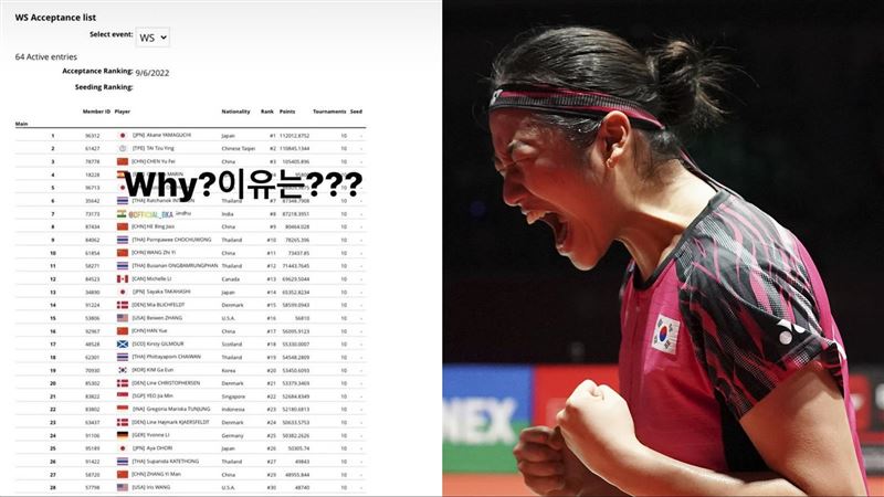 丹麥、法國賽都不打　安洗瑩竟要休到明年