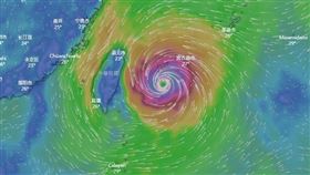 梅花颱風。（圖／翻攝自NCDR天氣與氣候監測網）