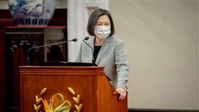 總統蔡英文今（12）日接見「國際青年商會中華民國總會第70屆菁英幹部」。（圖／總統府提供)