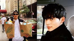 岡田健史無預警現身紐約品牌活動看秀。（圖／翻攝自推特）