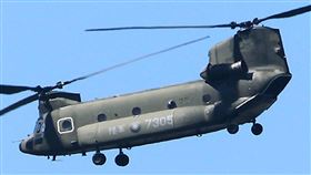 CH-47契努克運輸直升機。（圖／慶籌會提供）