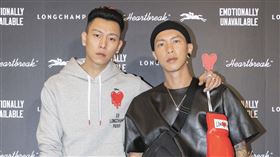 瘦子E.So及小春出席Longchamp X EU 王者聯名系列上市發表會。（圖／Longchamp提供）