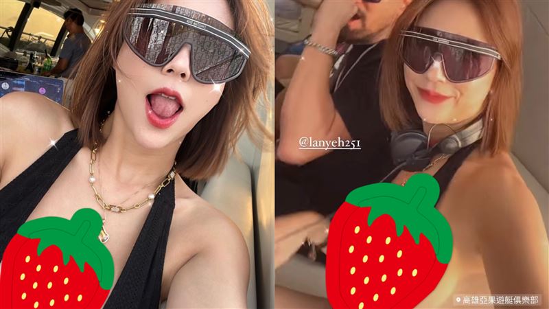 妖嬌搭遊艇穿超辣　自認蕭婆依然很美