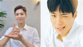 有粉絲在「大地教會」發現野生朴寶劍，似乎已離開原先有爭議的邪教。（圖／翻攝自IG)