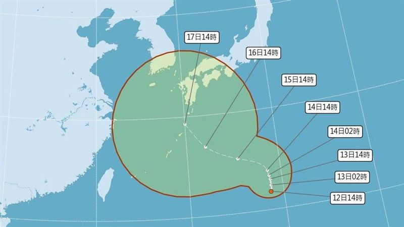 恐三颱共舞！颱風南瑪都估這天生成