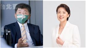 陳時中、黃珊珊（組合圖／翻攝自陳時中臉書、黃珊珊臉書）