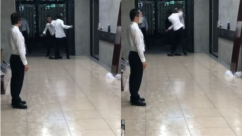 影／殯儀館上演全武行　網：剛好入殮