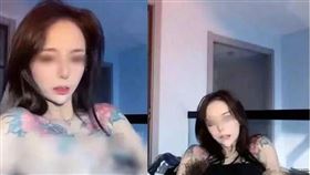 網紅戚佳麗性愛影片外流。（圖／翻攝自微博）