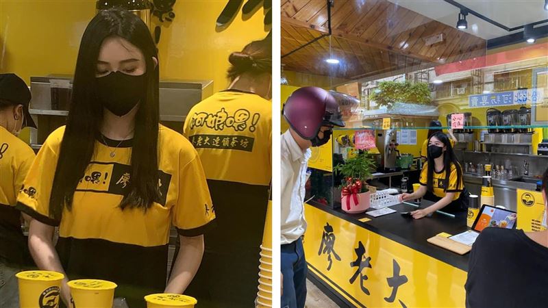 廖老大飲料店正妹+1　網暴動喊全糖