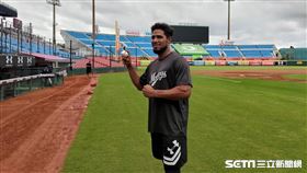 ▲樂天桃猿Ricardo Pinto（必贏多）。（圖／記者蕭保祥攝影）