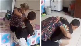 因不堪打罵，男童疑似將奶奶勒斃。（圖／翻攝自@Byron_Wan Twitter）