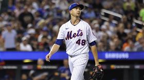 ▲狄格隆（Jacob deGrom）6局失3分，繳出優質先發卻吞敗。（圖／美聯社／達志影像）