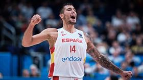▲埃爾南戈麥斯兄弟中的哥哥威利（Willy Hernangomez）是西班牙隊的主力中鋒。（圖／翻攝自FIBA官網）