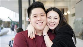 葉韋彤（左）被爆家族企業遭申請破產。（圖／翻攝自jwchubz IG）