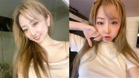 T妹,女婿,躺平,禿頭(翻攝自 Tiffany T妹 臉書)