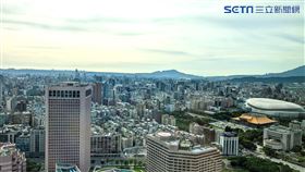台北房市　房市　台北市　高樓　台灣城市　空景。（圖／記者戴玉翔攝影）
