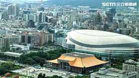 大巨蛋　台北大巨蛋　台北房市　房市　台北市。（圖／記者戴玉翔攝影）